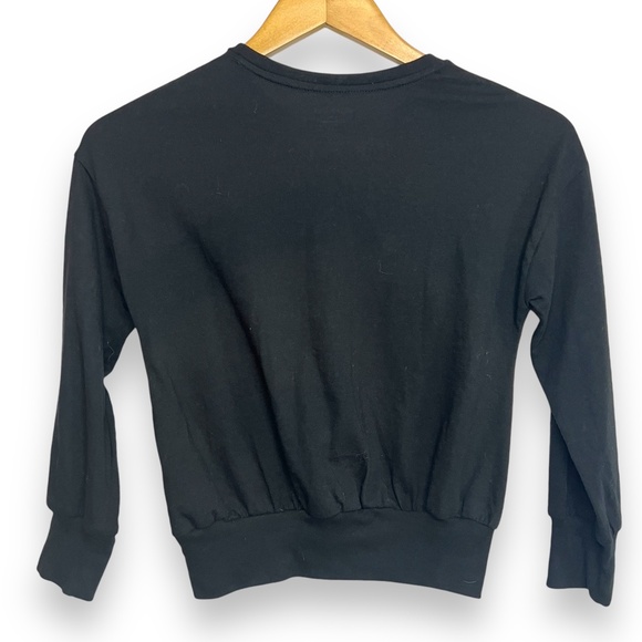 Old Navy Girls Barbie Christmas Crewneck Sweater Long‎ Sleeve Size M (8) Black - Picture 9 of 9